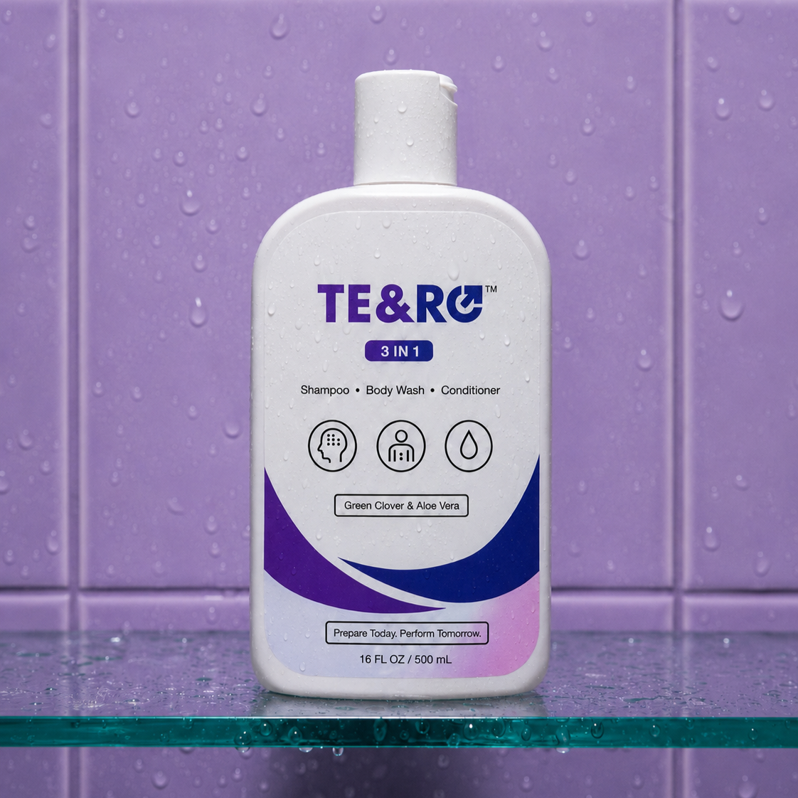 TE&RO® | 3-in-1 Shampoo, Body Wash & Conditioner For Women.